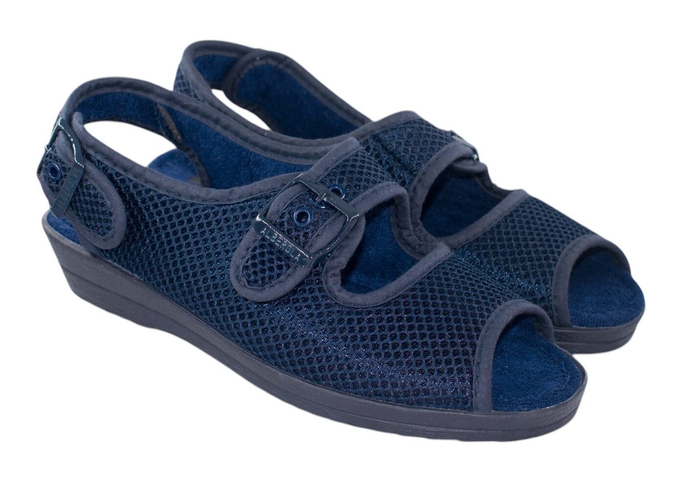 SANDALIAS ALBEROLA DOS HEBILLAS ENFERMERA 4073 MARINO