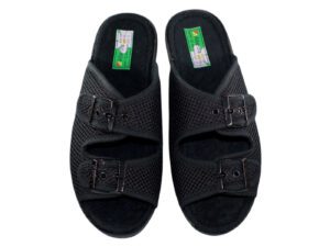 SANDALIAS ALBEROLA DOS HEBILLAS ENFERMERA 4078 NEGRO