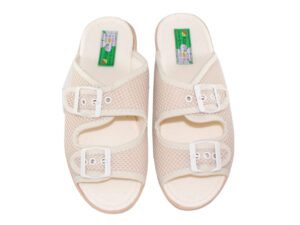 SANDALIAS ALBEROLA DOS HEBILLAS ENFERMERA 4078 CRUDO