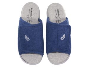 ZAPATILLAS CASA CUÑA VELCRO PLUMAFLEX ROAL 14511