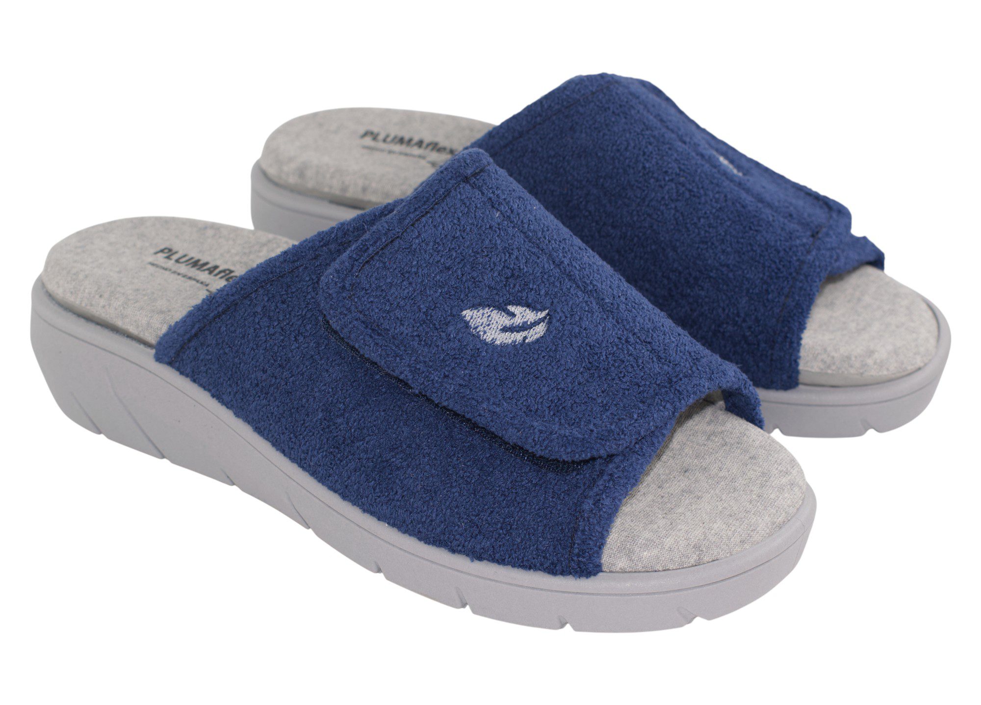 ZAPATILLAS CASA CUÑA VELCRO PLUMAFLEX ROAL 14511 - Imagen 2