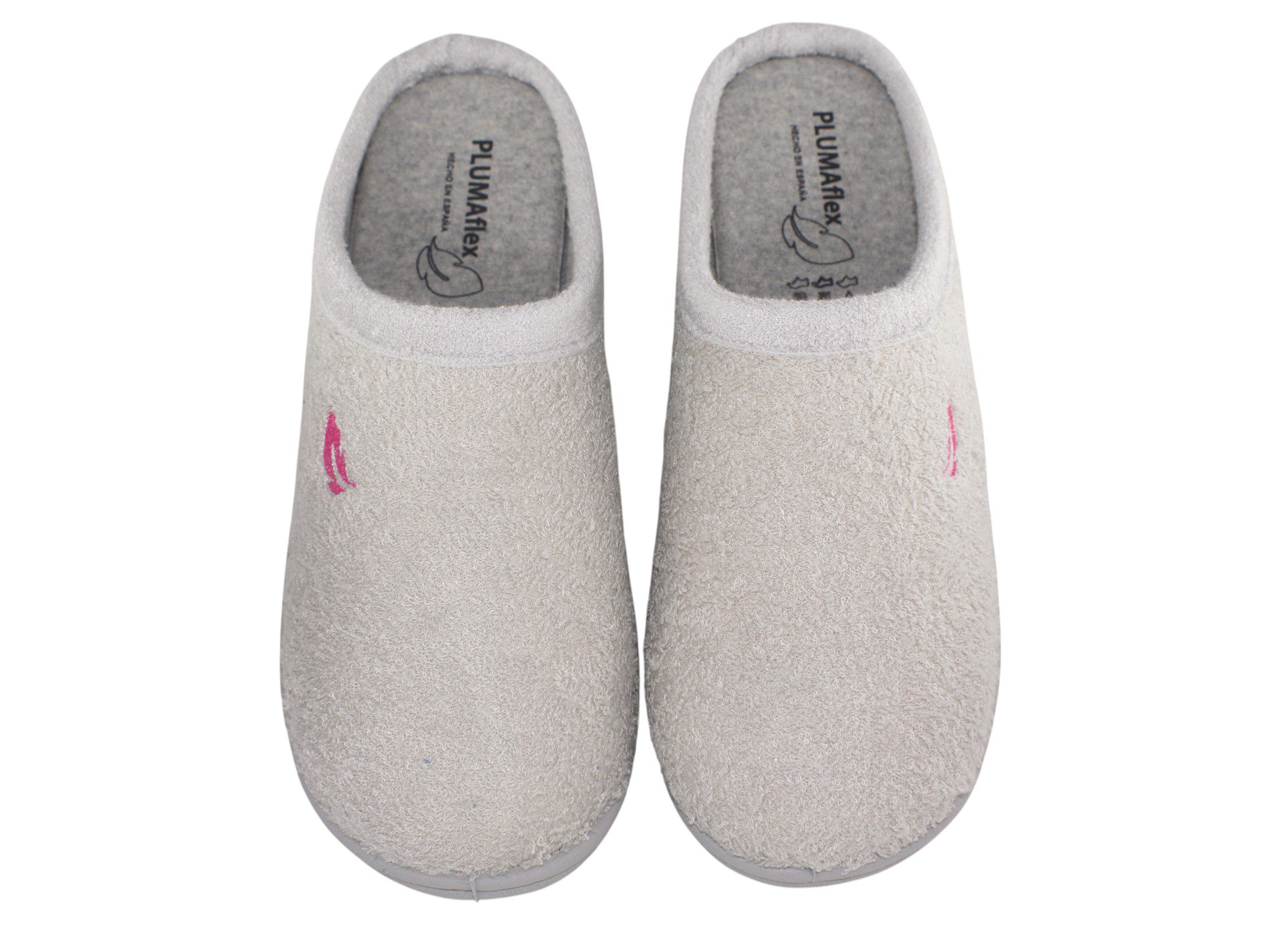 ZAPATILLAS CASA PLUMAFLEX ROAL 12333 GRIS