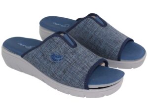 ZAPATILLAS CASA CUÑA PLUMAFLEX ROAL 14508 MARINO