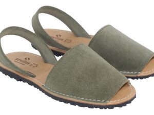 MENORQUINAS PIEL SEVILLAS 1778 SERRAJE VERDE MUSGO