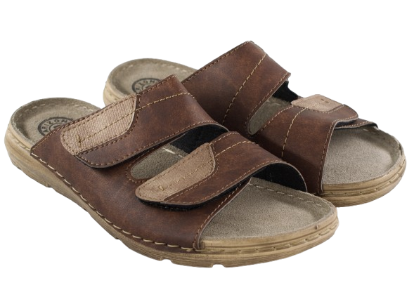SANDALIAS CONFORT 8012 MARRONE