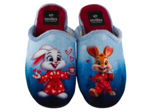 Zapatillas Casa Mujer Sevillas 37-1 Celeste