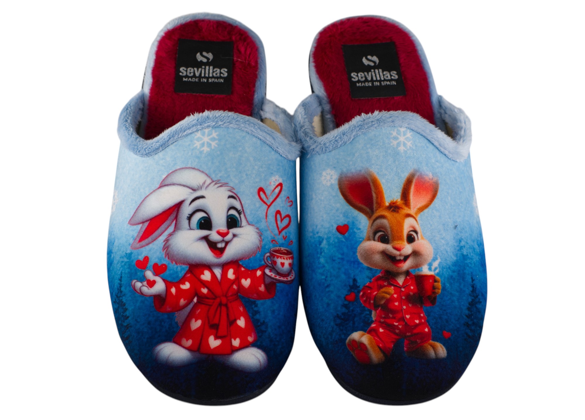 Zapatillas Casa Mujer Sevillas 37-1 Celeste